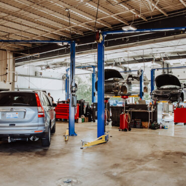 Auto Repair Mechanic Shop at Accel Auto & Transmission Repair in Holland, Michigan