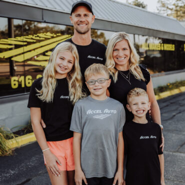 Accel Auto & Transmission Repair family in Holland, Michigan